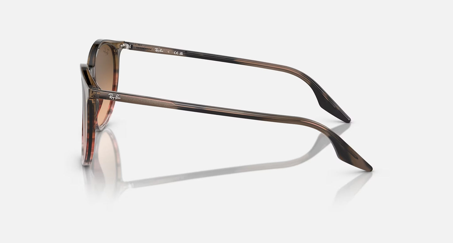 Ray Ban 2204 (Striped Brown Gradient Red / Bianco)