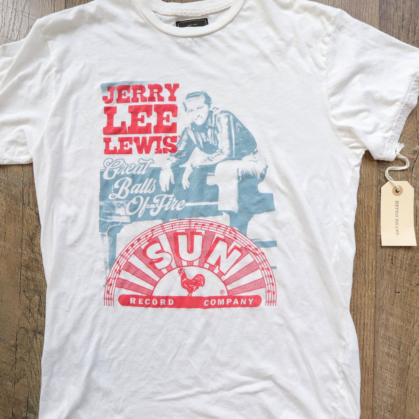 Retro Brand Jerry Lee Lewis Great Balls Of Fire (White)