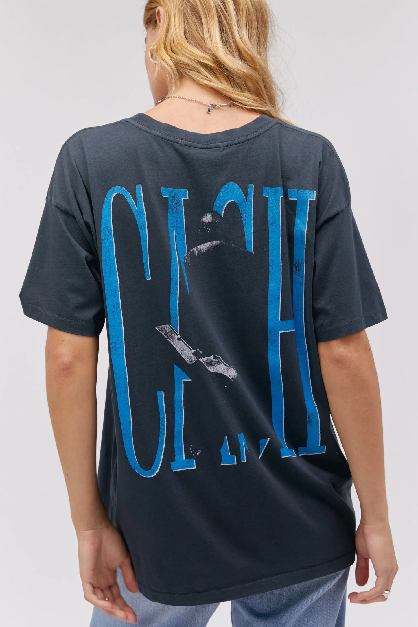 DayDreamer LA Johnny Cash Man In Black Tour Tee (Vintage Black)