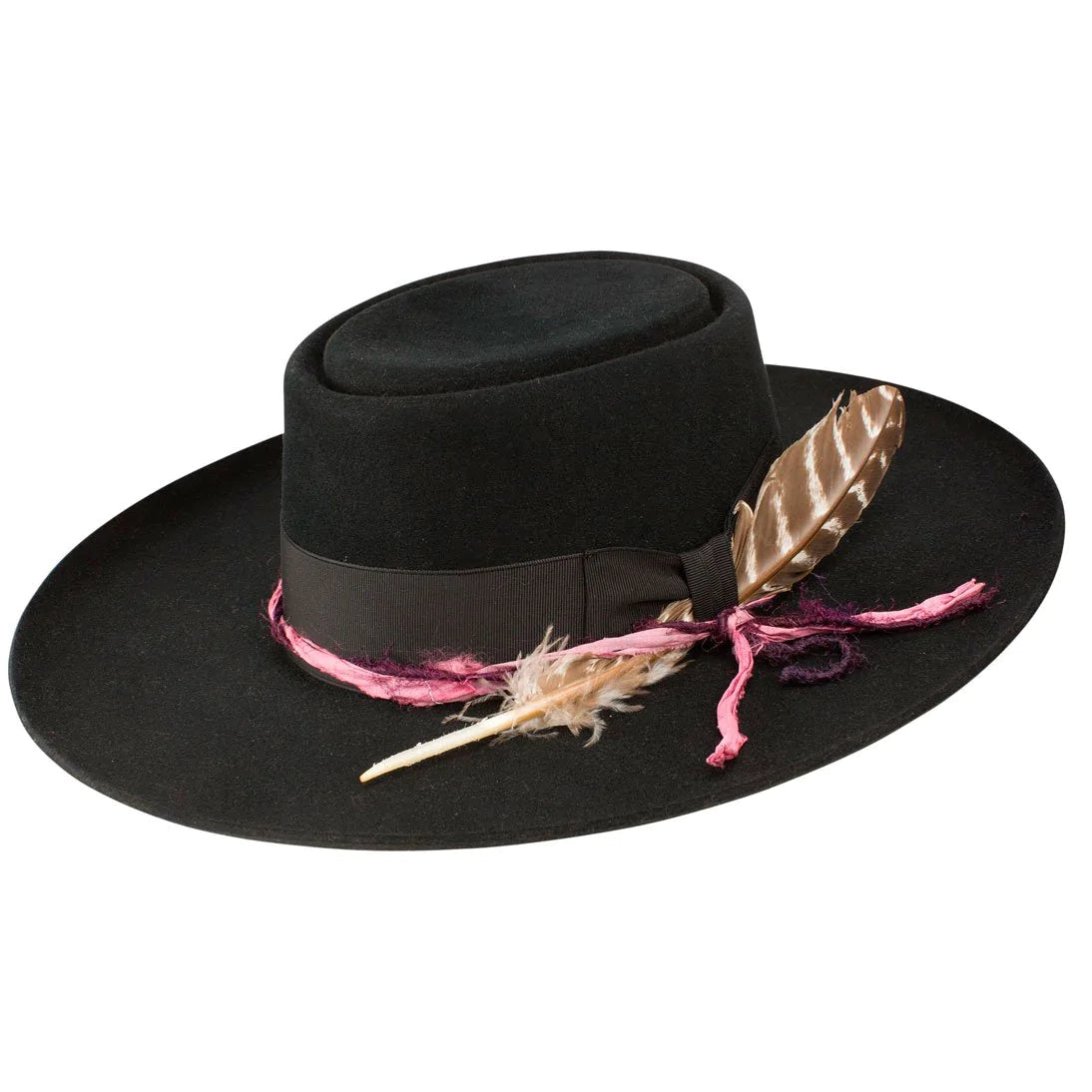 Stetson Kings Row Hat - Raspberry Band