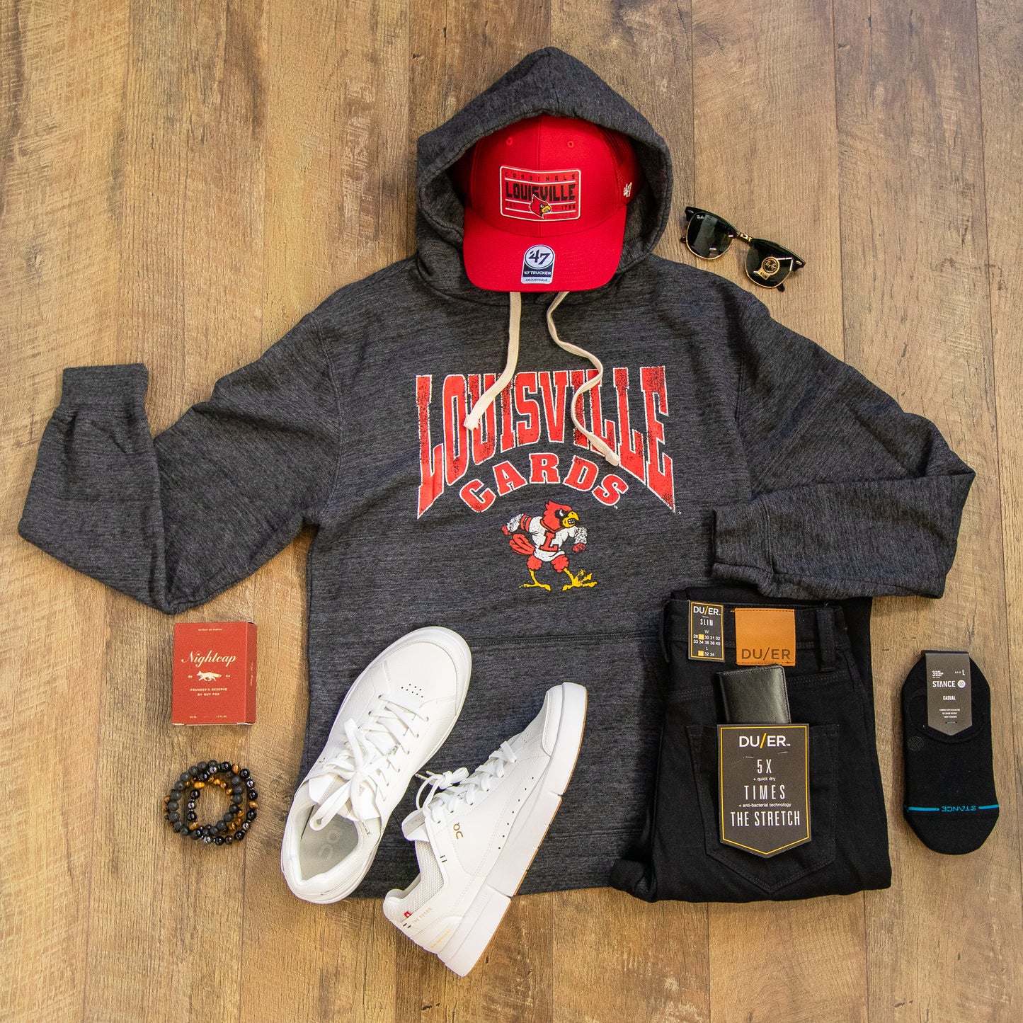 Retro Brand Louisville Cards Hoodie