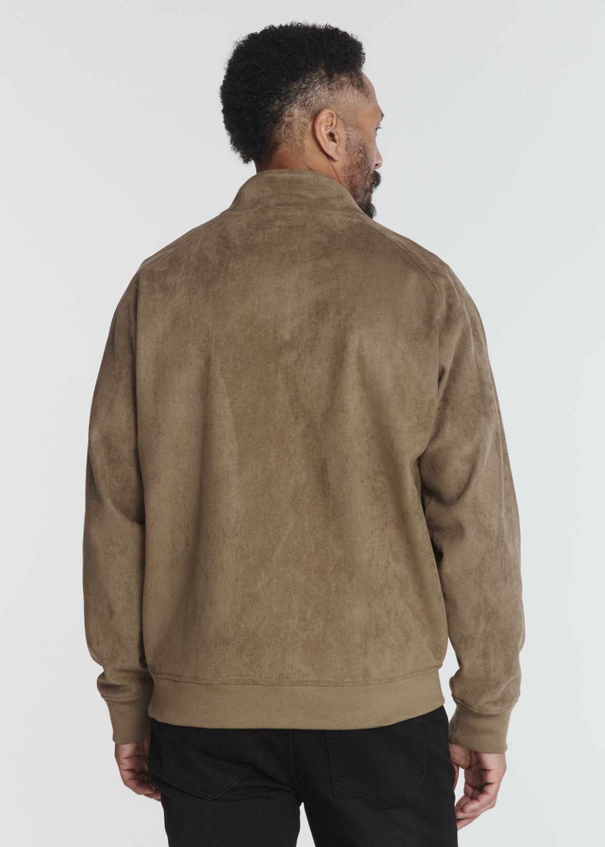 7 Diamonds Men's Clutch Suede Jacket