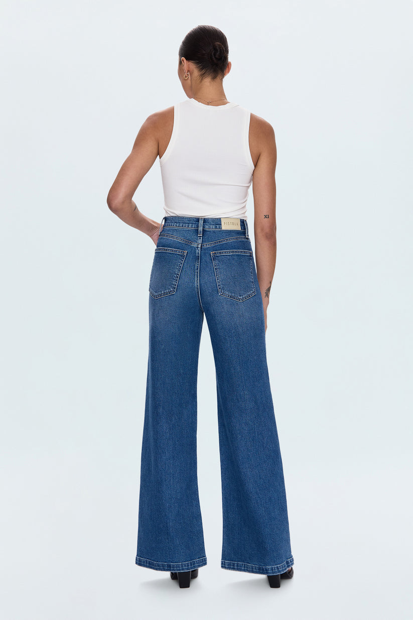 Pistola Lana High Rise Ultra Wide Leg Jean - Soho