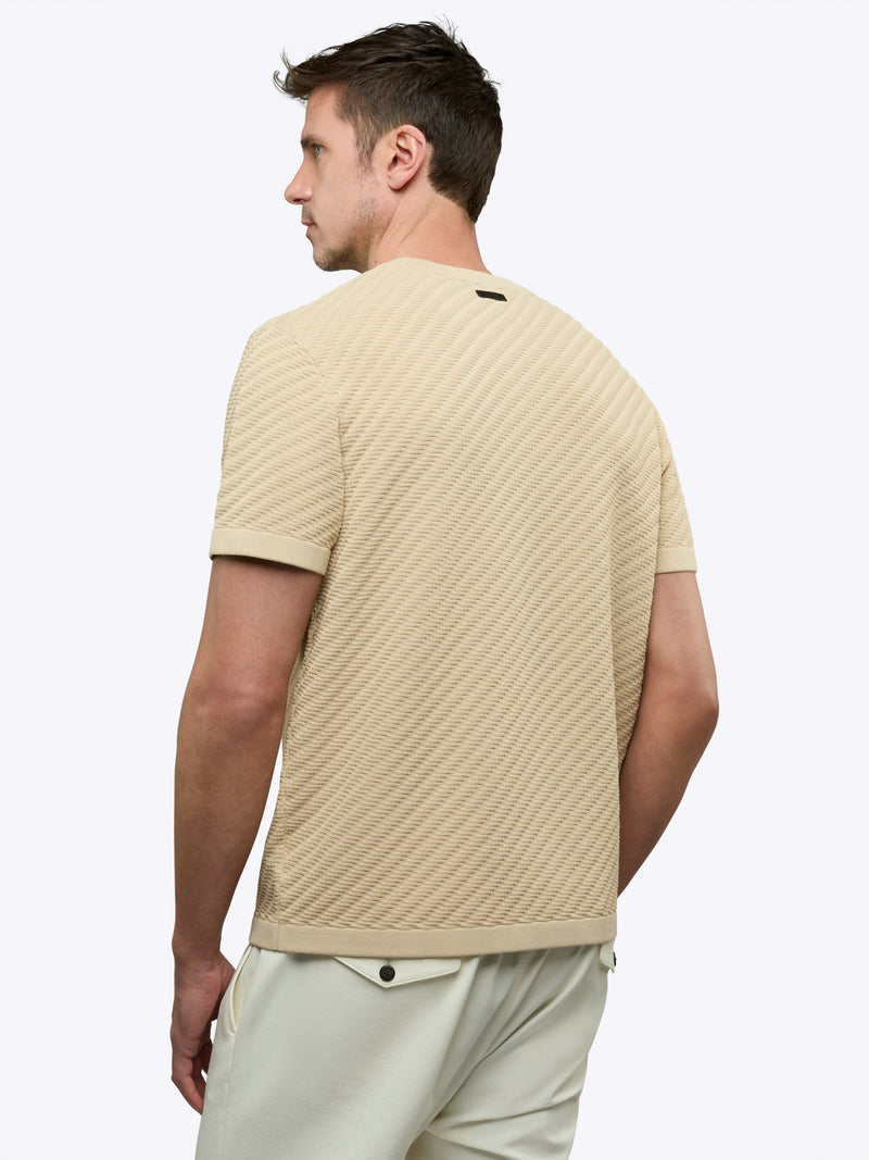 Cuts Men's Riviera Knit Texture Tee