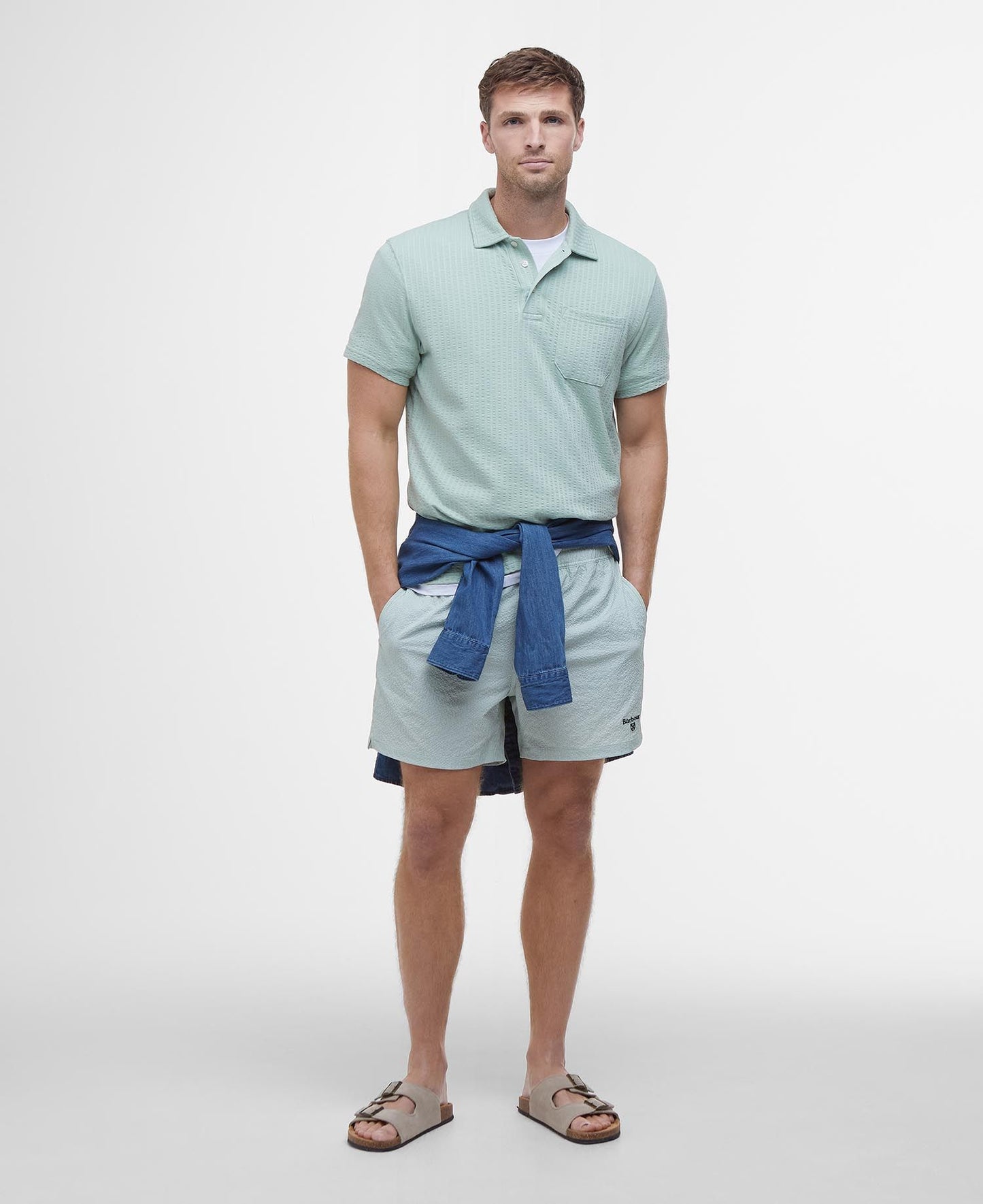 Barbour Dymchurch Seersucker Polo Shirt