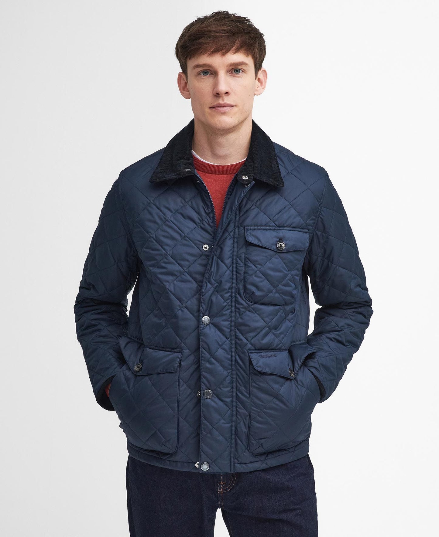 Barbour Men's Hornby Quilted Jacket (Navy)
