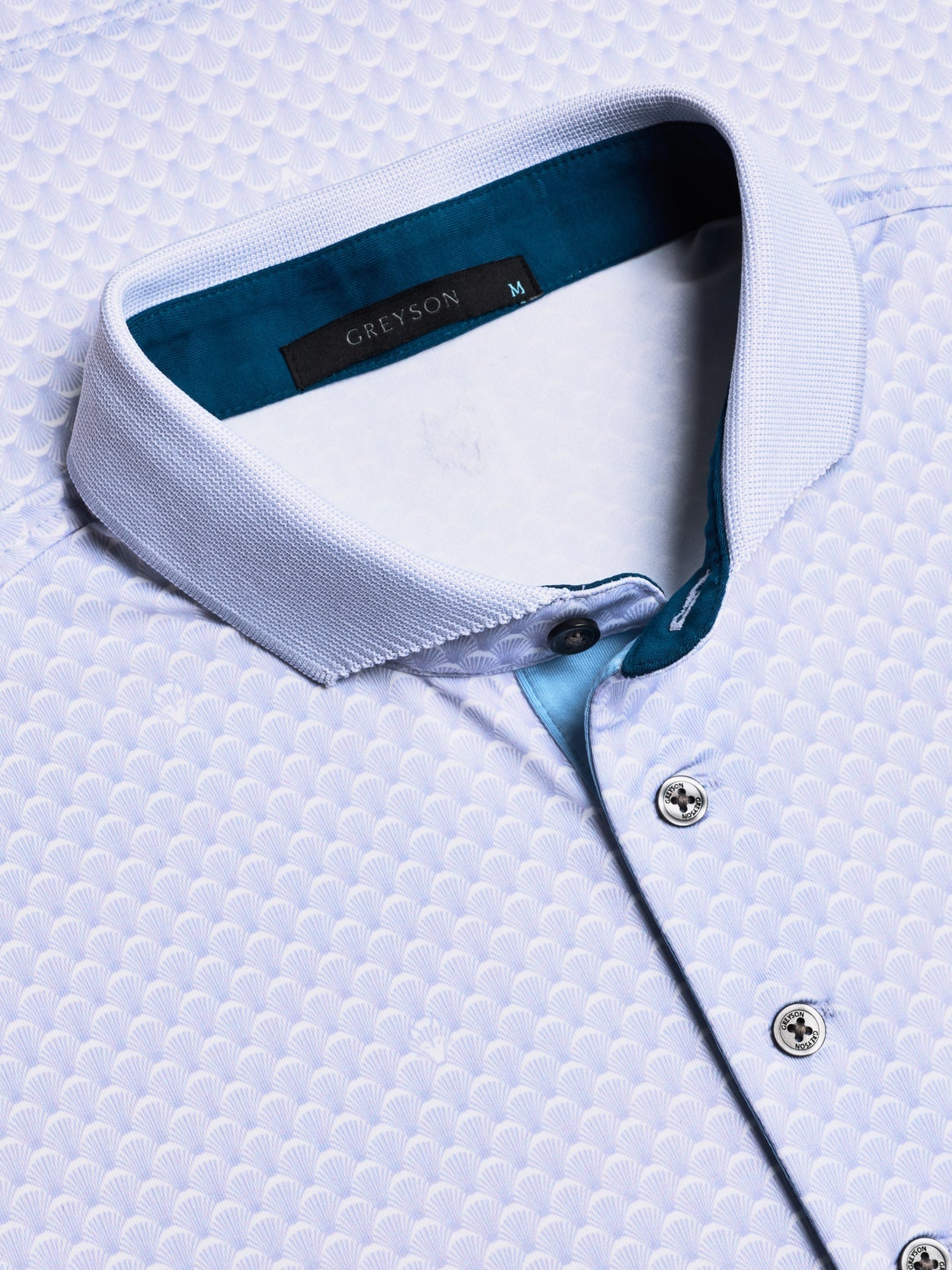 Greyson Ponderous Wolf Short Sleeve Polo