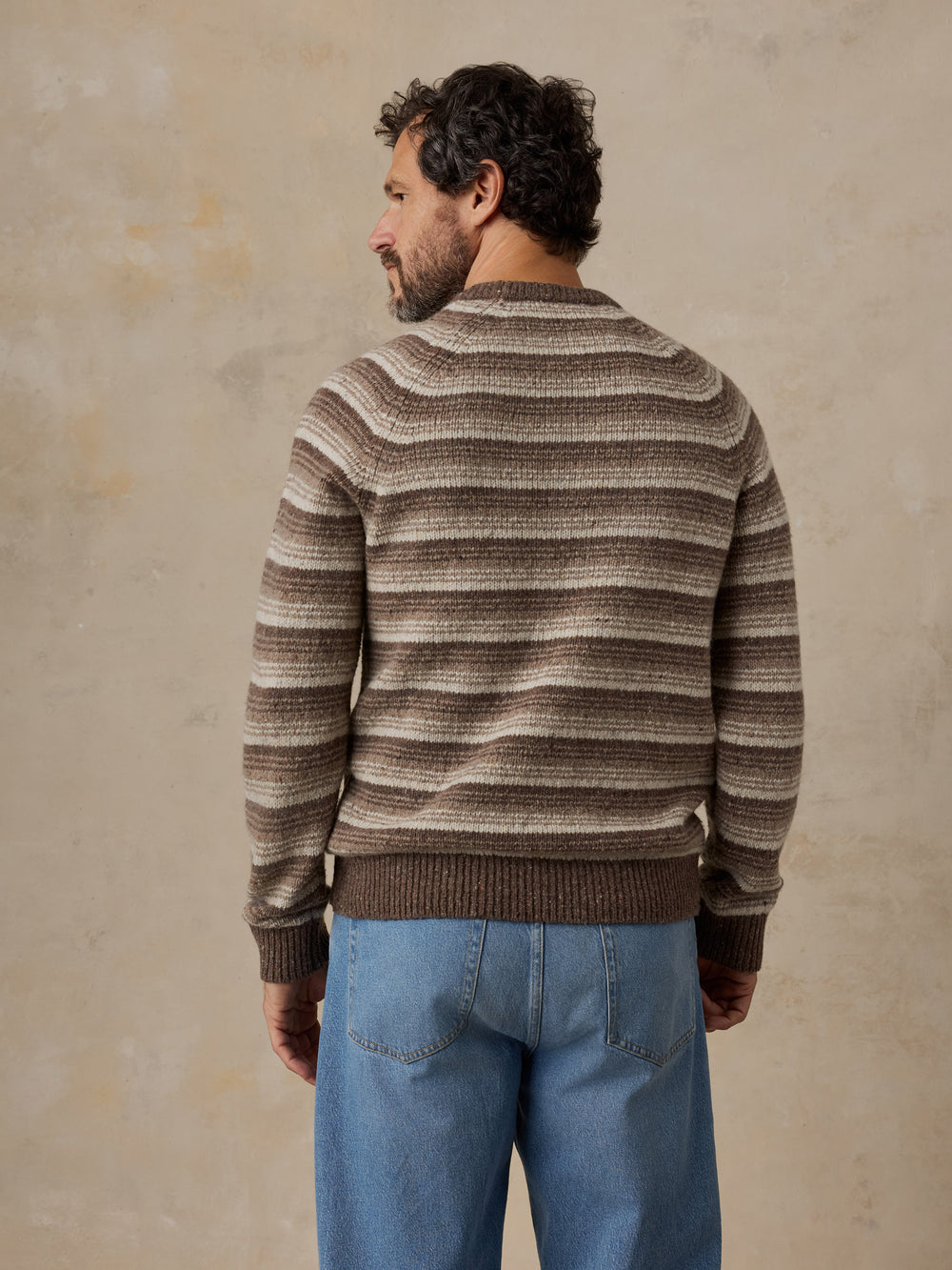 Faherty Men's Donegal C rew Sweater