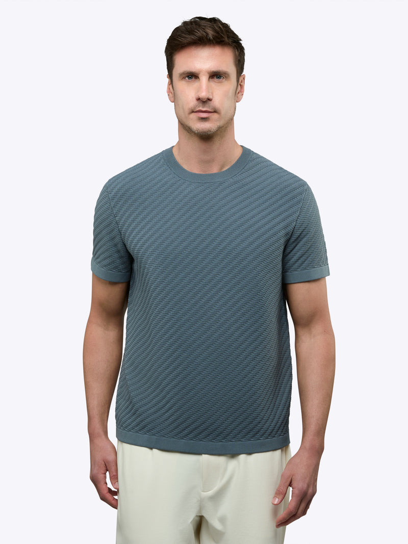 Cuts Men's Riviera Knit Texture Tee
