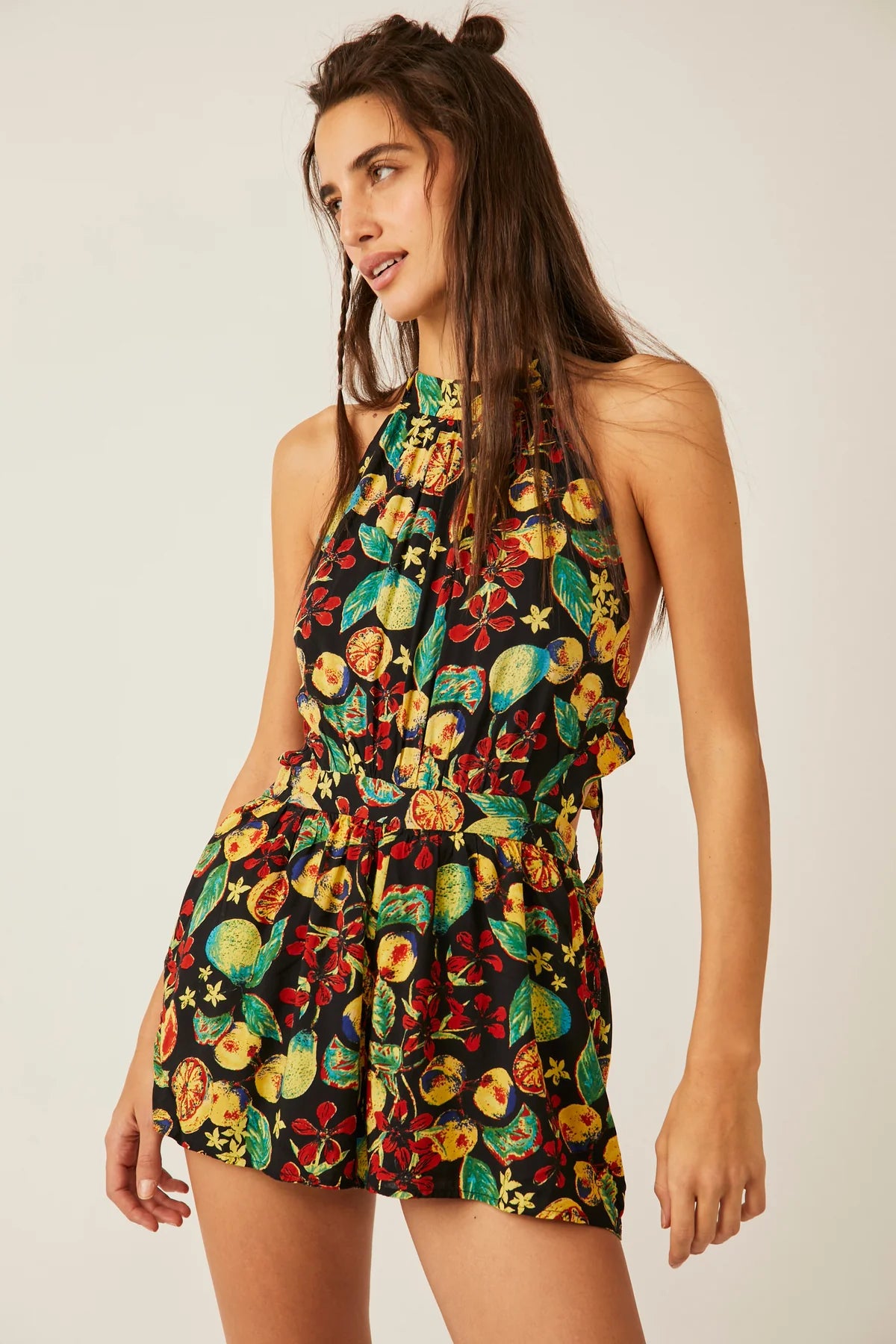 Free People Coral Tides Romper