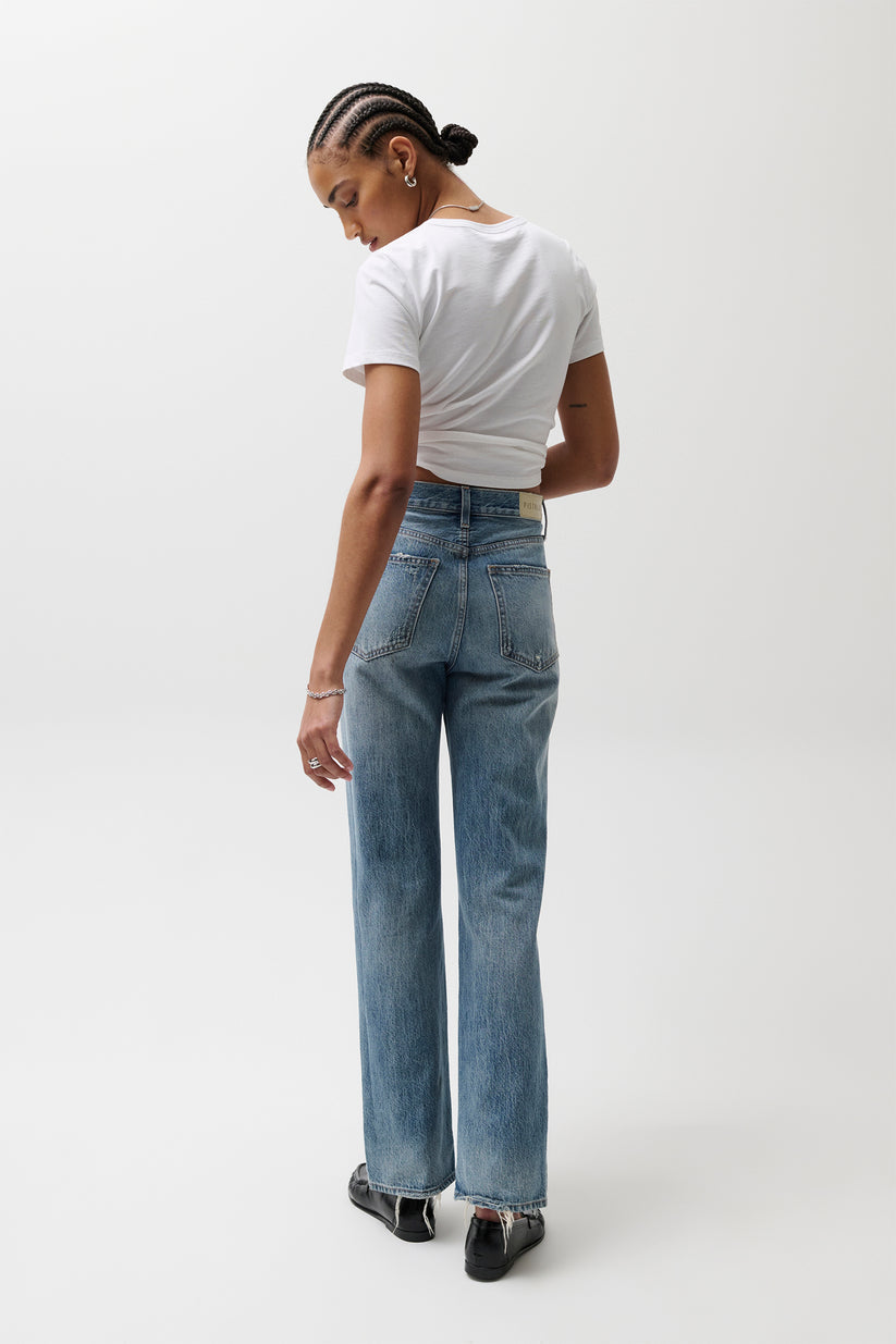 Pistola Cassie Super High Rise Straight Jean - Serpentine Vintage