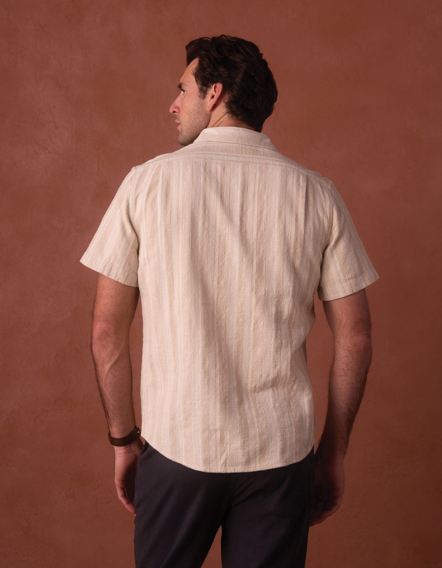 The Normal Brand Men's Freshwater Short Sleeve Button Up Shirt