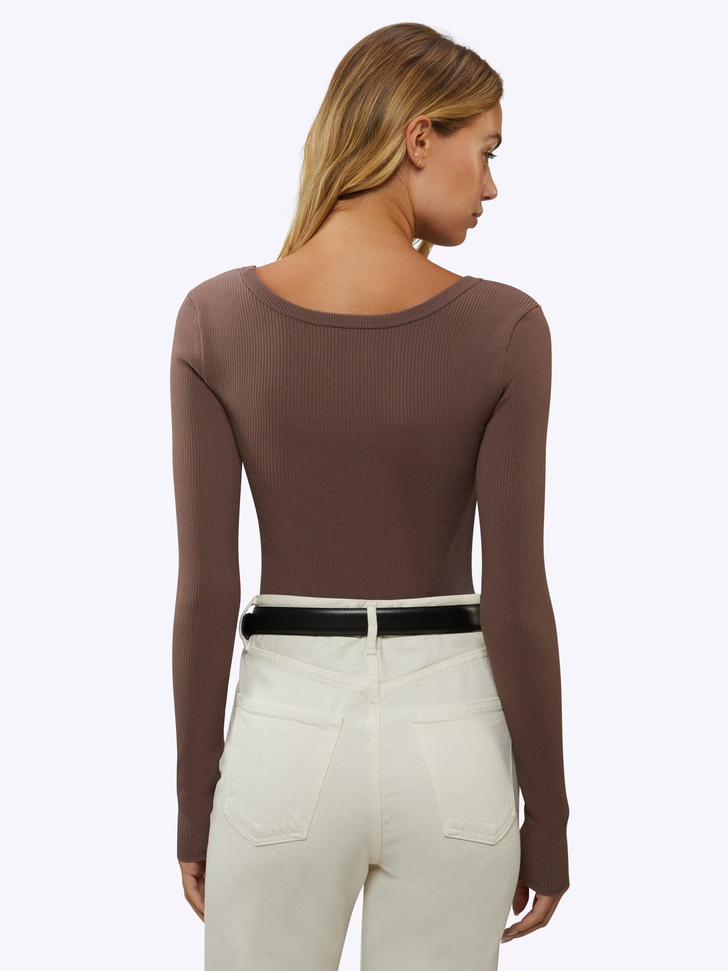 CUTS Women's Longsleeve Scoop Neck Crop