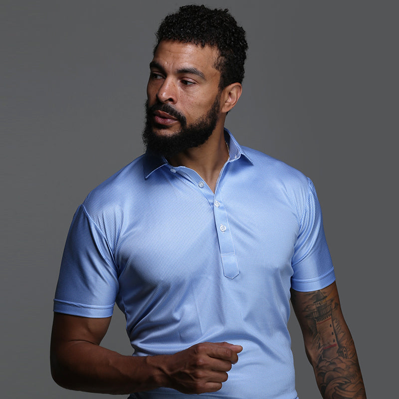 Collars & Co Semi-Spread Collar Polo - Pattern