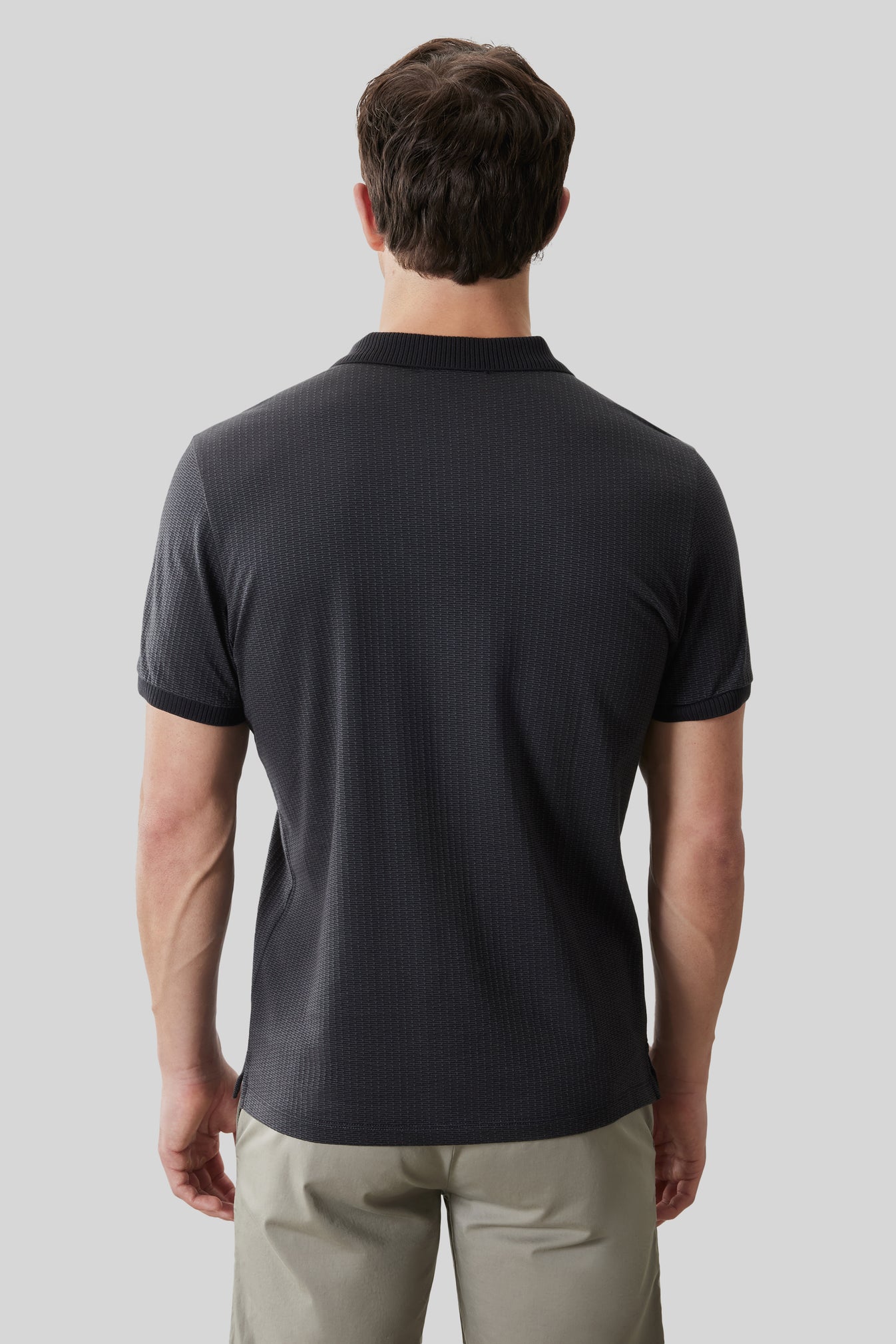 Robert Barakett Whistler Covered Zip Polo