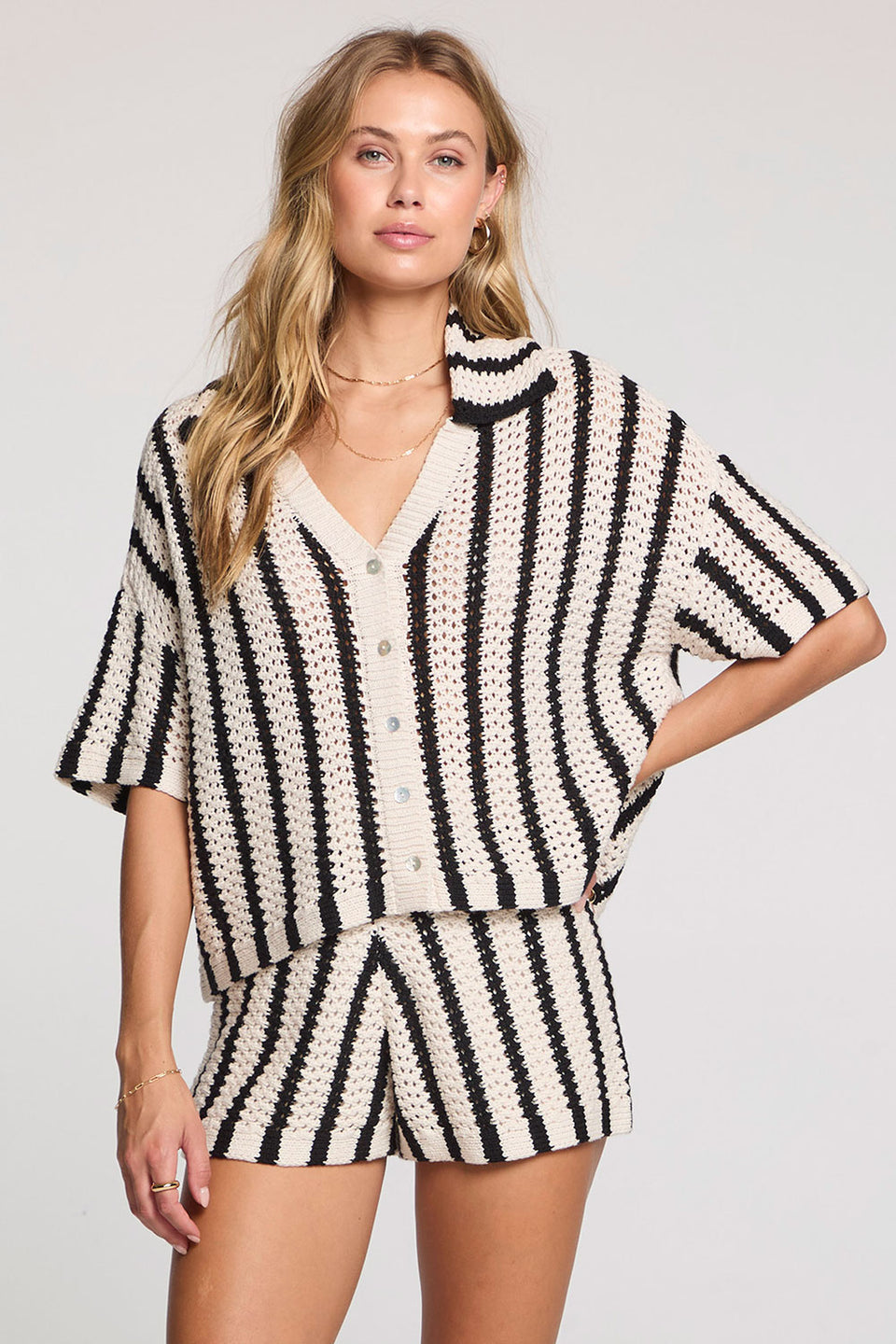 Saltwater Luxe Nyree Short Sleeve Top