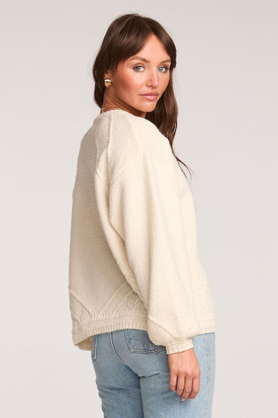 Saltwater Luxe Alderon Natural Sweater