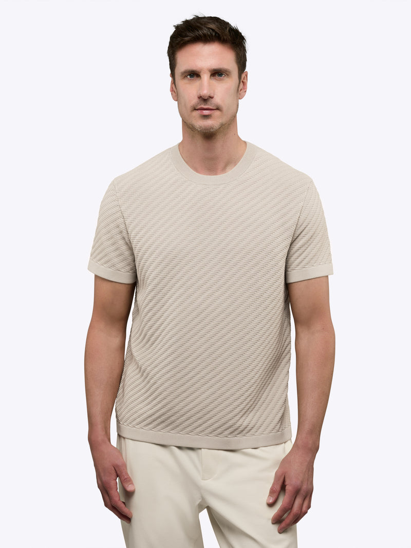 Cuts Men's Riviera Knit Texture Tee