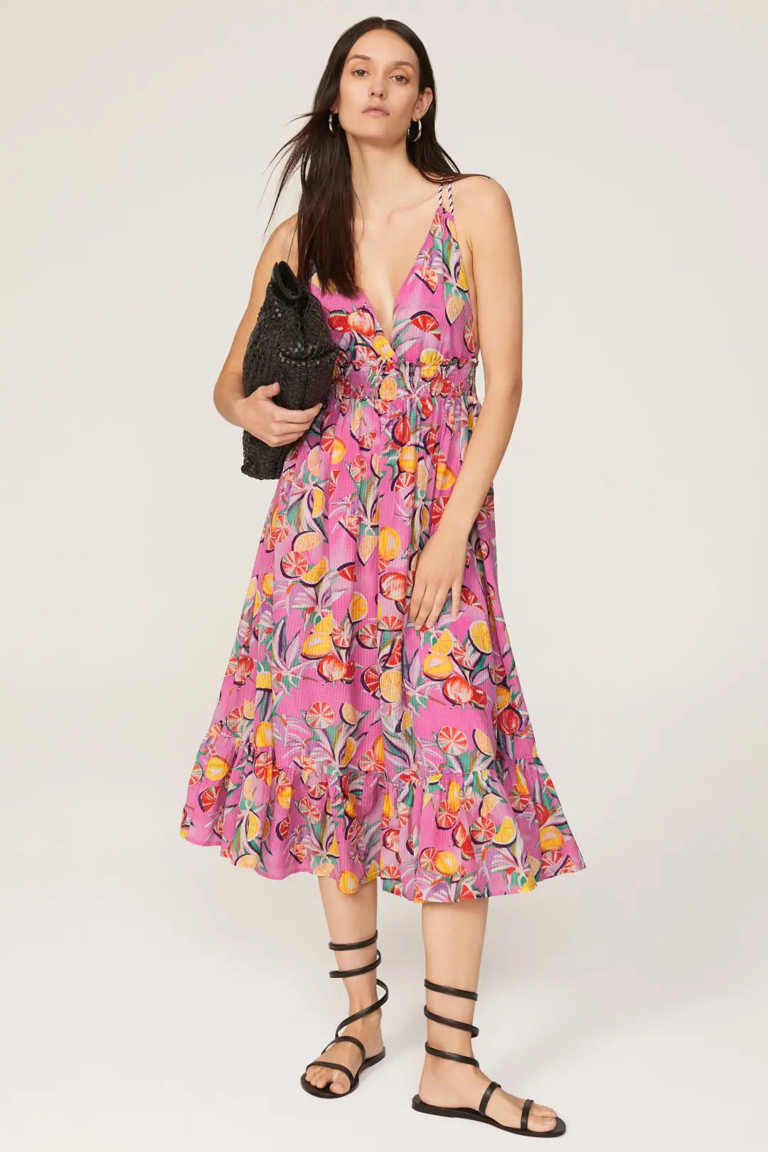 Scotch & Soda Women's Smock Waistband Maxi Dress