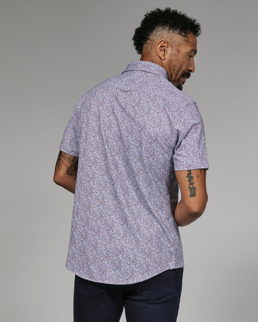 7 Diamonds Men's Tropez Short Sleeve Shirt
