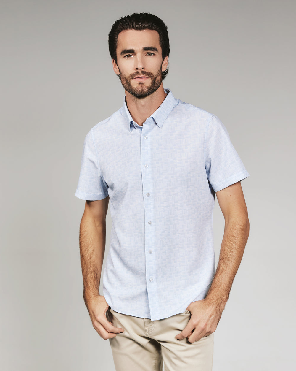 7 Diamonds Men's Jayden Short Sleeve Shirt
