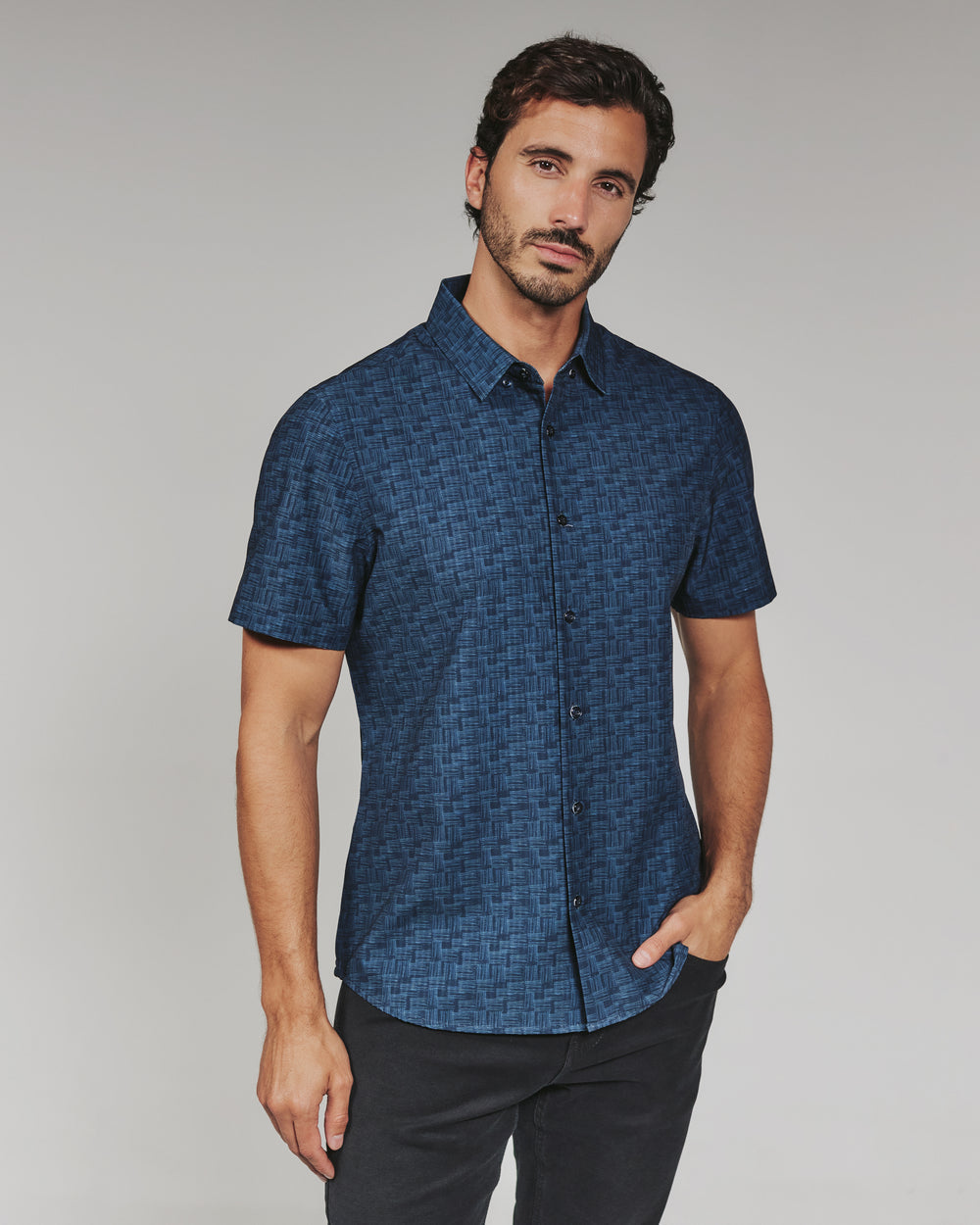 7 Diamonds Men's Jayden Short Sleeve Shirt