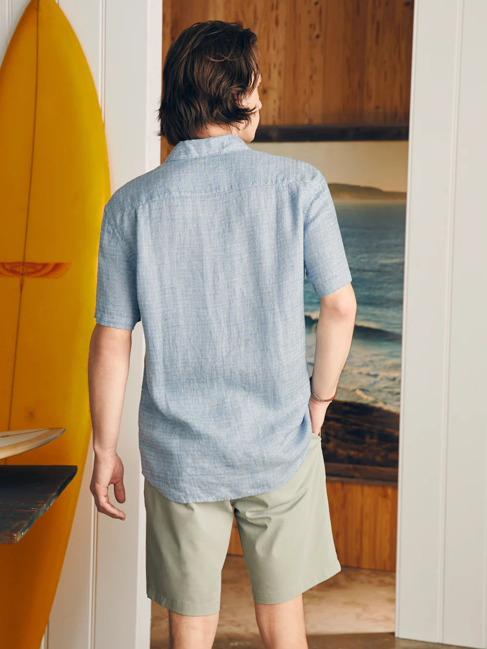 Faherty Short-Sleeve Palma Linen Shirt
