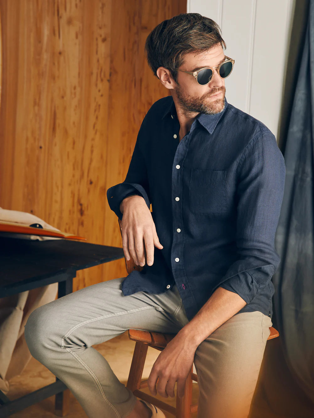 Faherty Laguna Linen Shirt