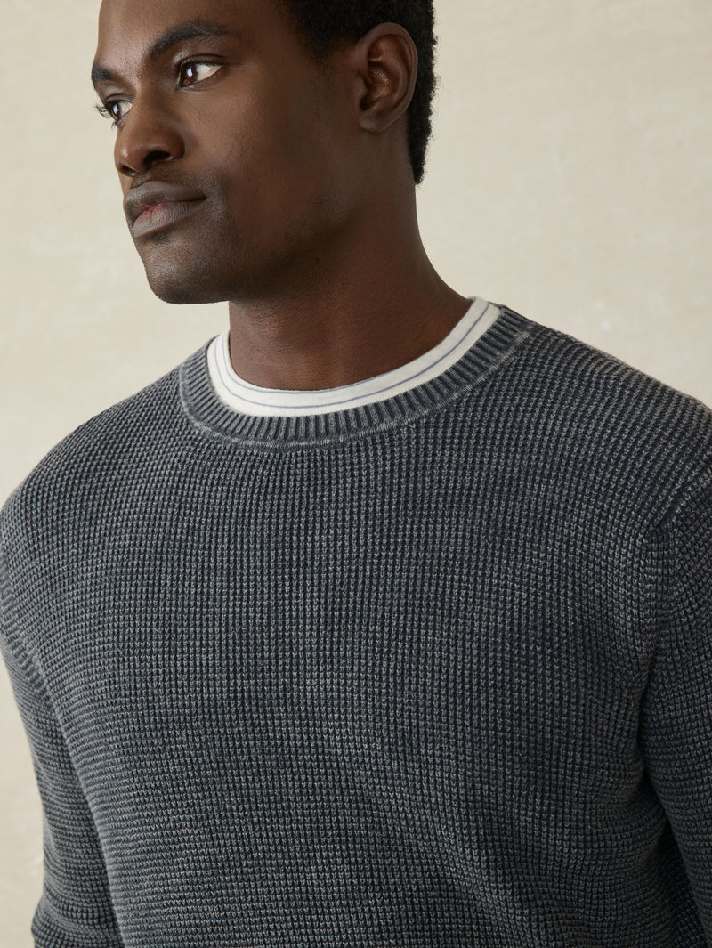 Faherty Men's Sunwashed Crewneck Sweater