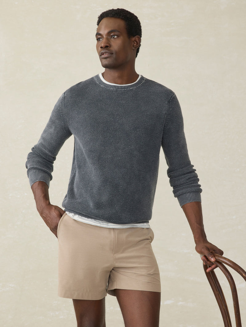 Faherty Men's Sunwashed Crewneck Sweater