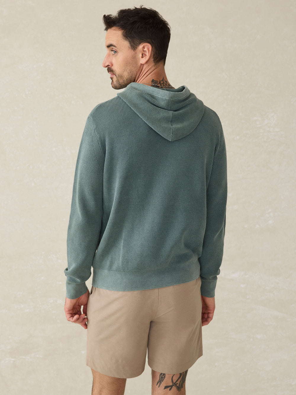 Faherty Men's Sunwashed Sweater Hoodie