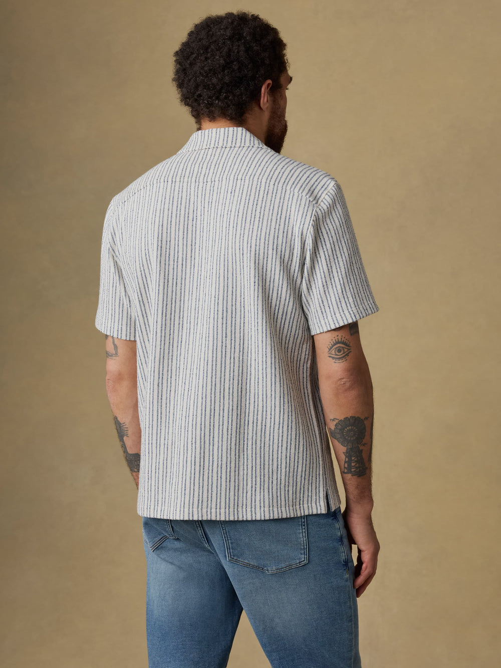 Faherty Men's Short Sleeve Oasis Camp Shirt