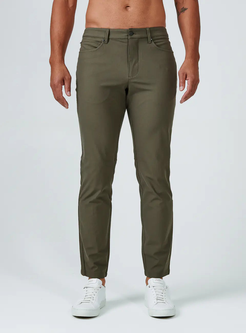 Olive 7 Diamonds Men's Infinity Slim Fit 7 Pocket Pant (Seasonal)
