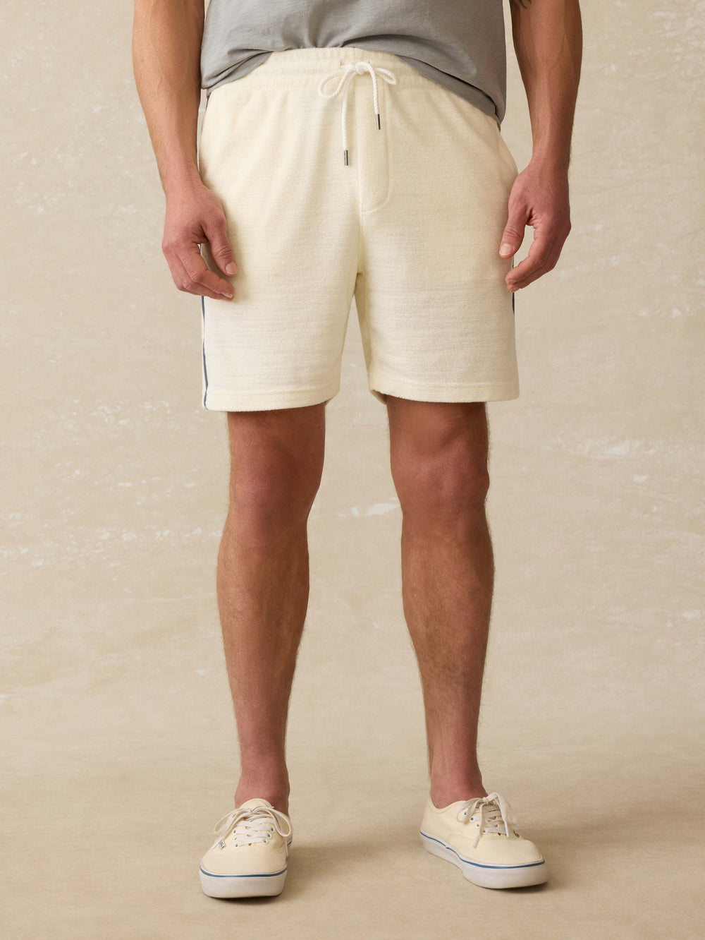 Faherty Men's Cabana Towel Terry Sweatshort