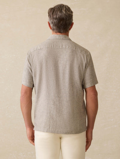 Faherty Short Sleeve Breeze Camp Shirt