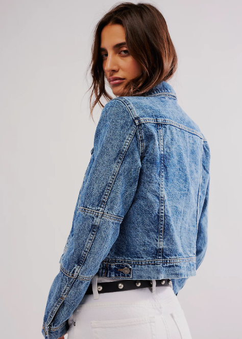 Free People Rumors Denim Jacket