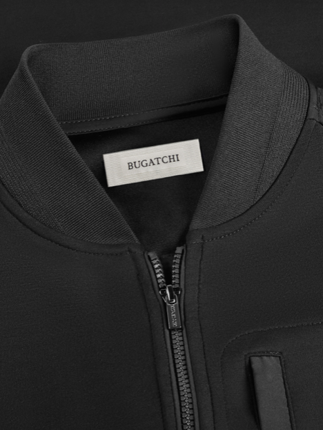 Bugatchi Long Sleeve Full Zip Knit Blouson