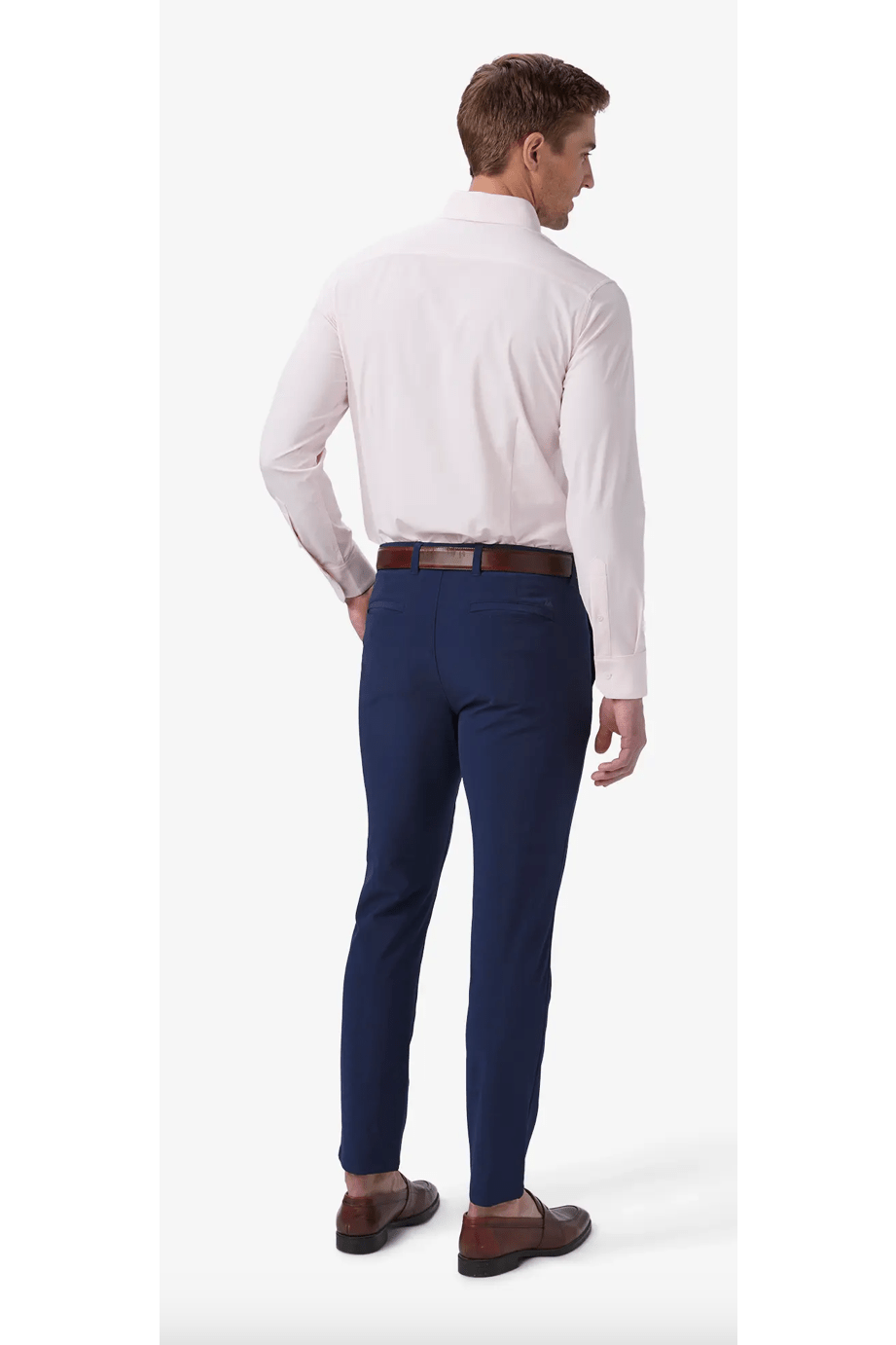 Mizzen + Main Leeward Long Sleeve Dress Shirt Solid