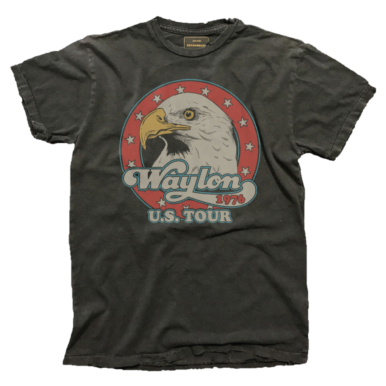 Retro Brand Black Label Waylon Jennings U.S. Tour 76'