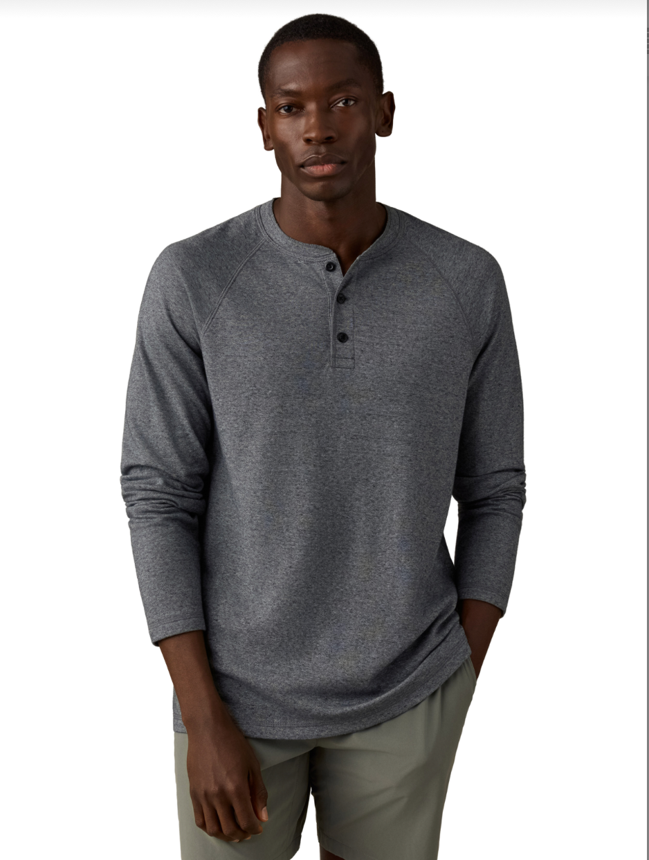 Faherty Men's Long Sleeve Cloud Henley