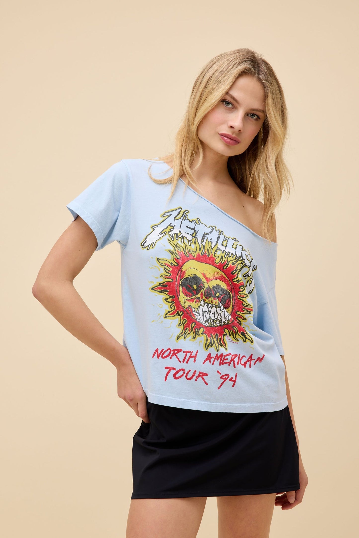 DayDreamer Metallica Tour '94 Off The Shoulder Tee