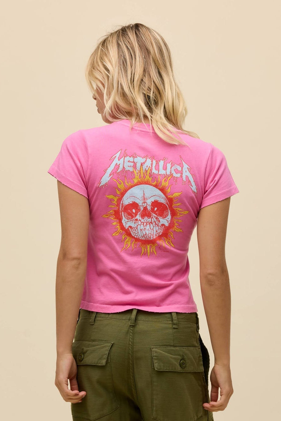 Daydreamer Metallica Flaming Sun Vintage Tee