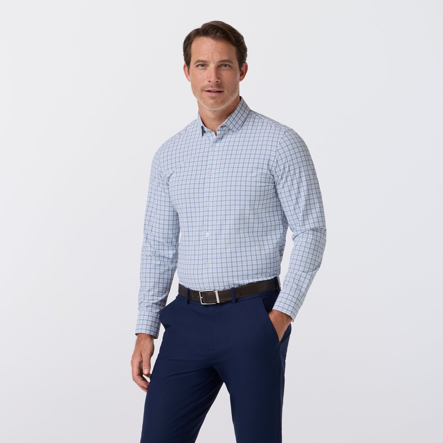 Mizzen+ Main Men's Leeward Long Sleeve Dress Shirt