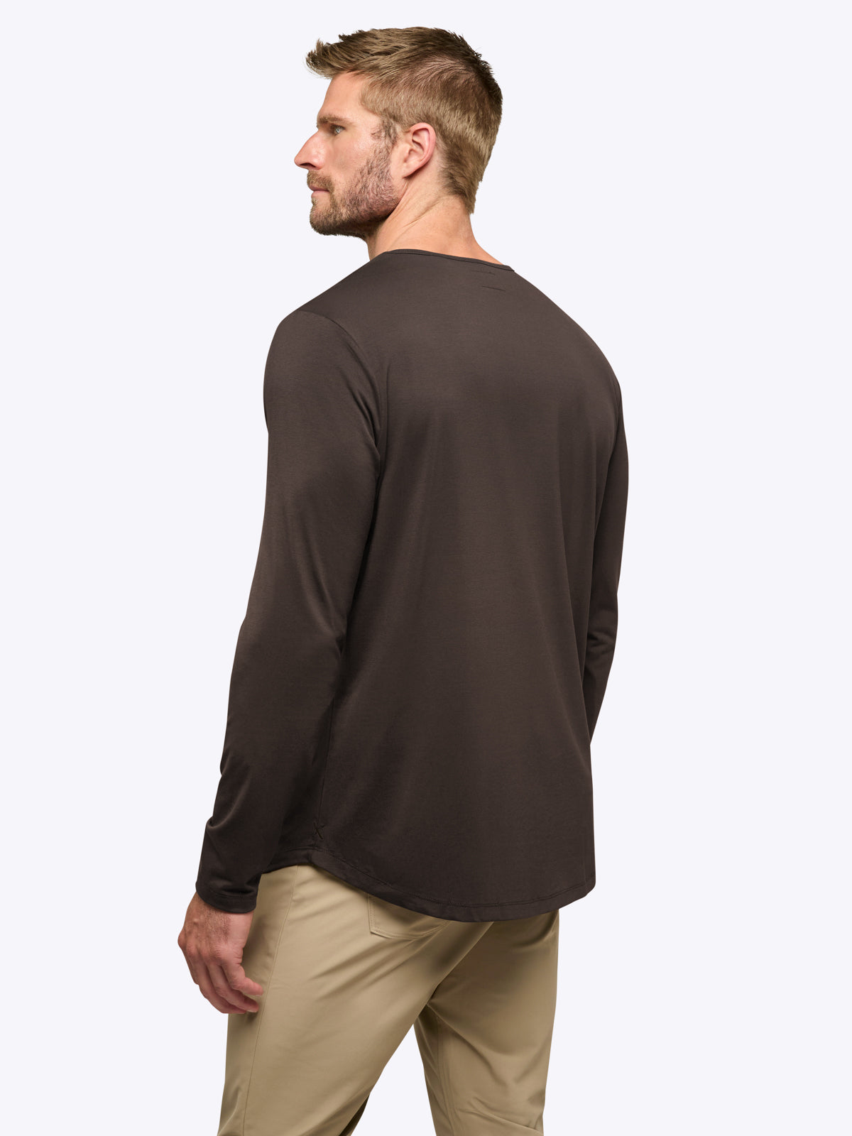 Cuts Men's AO Long Sleeve Curve-Hem Tee