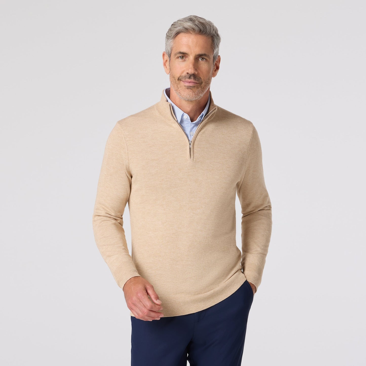 Mizzen + Main Heritage Quarter Zip Sweater