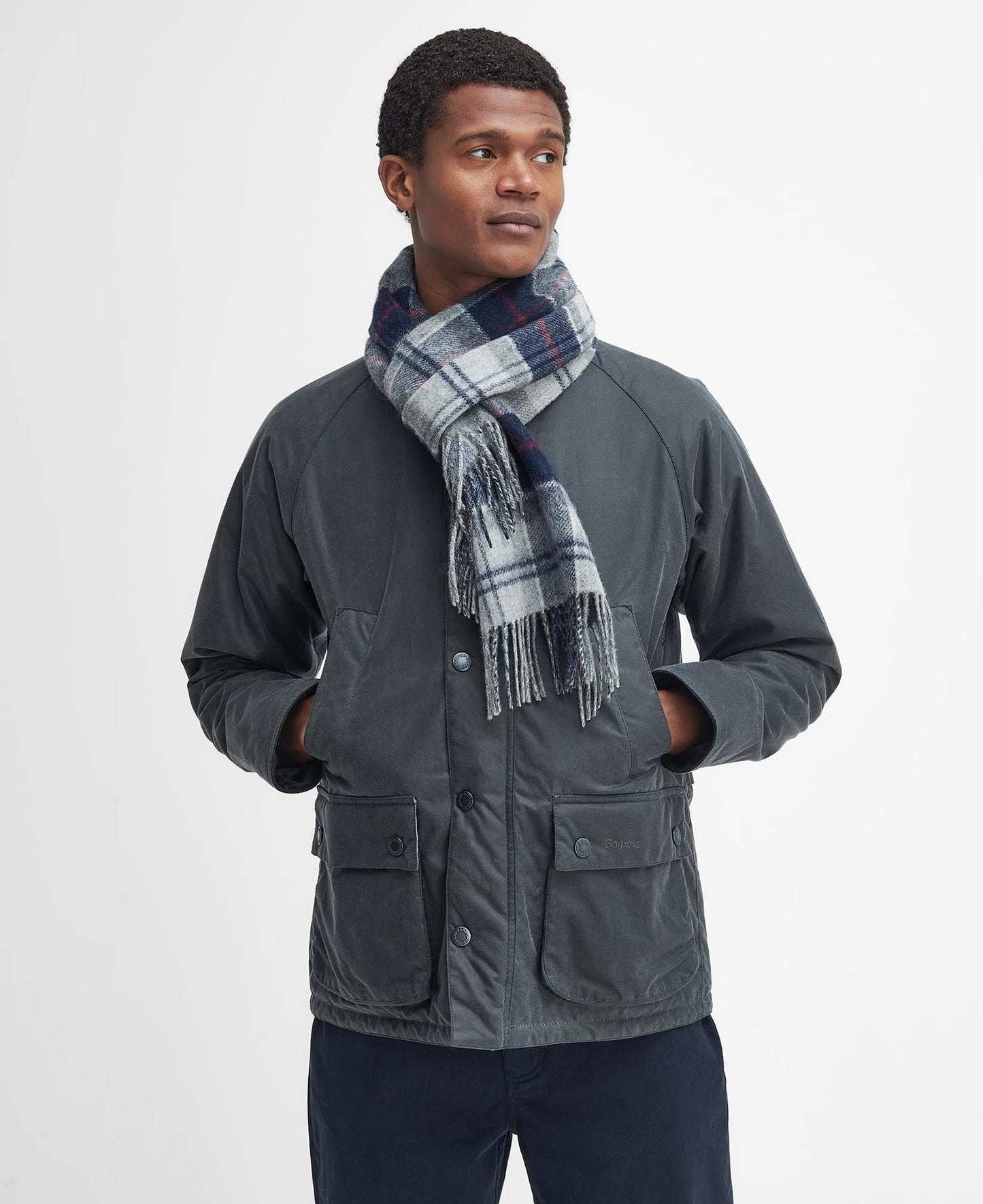 Barbour Carrbridge Tartan Scarf (Blue)