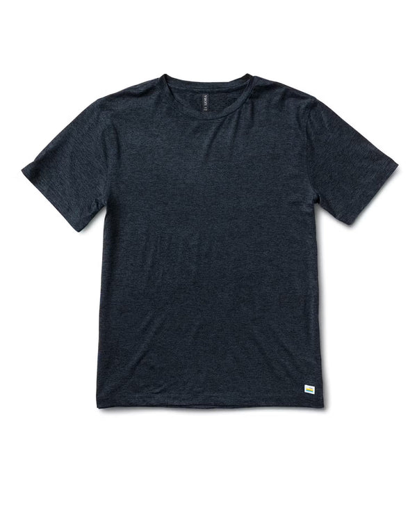 Vuori Men's Strato Tech Tee (Navy Heather)