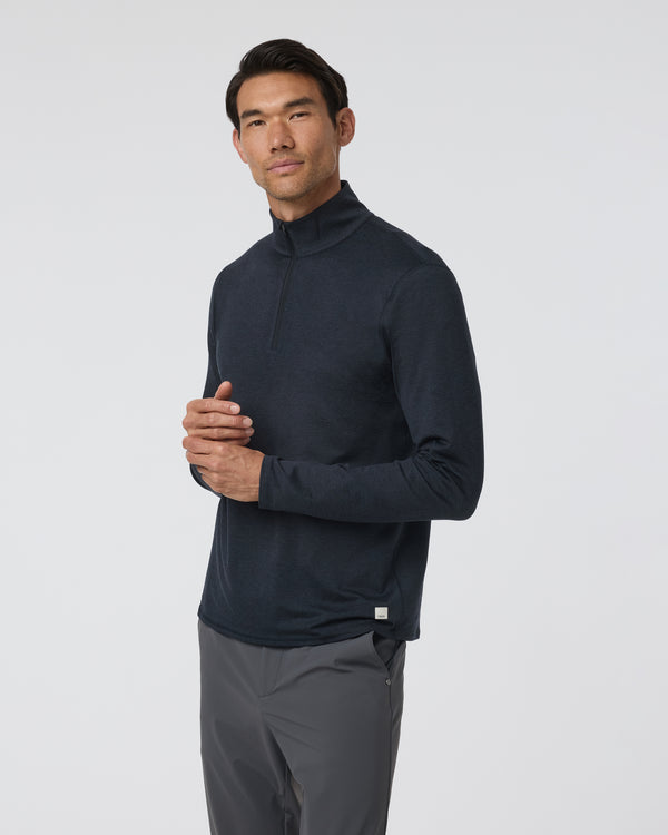 Vuori Men's Ponto 1/2 Zip Mock Neck