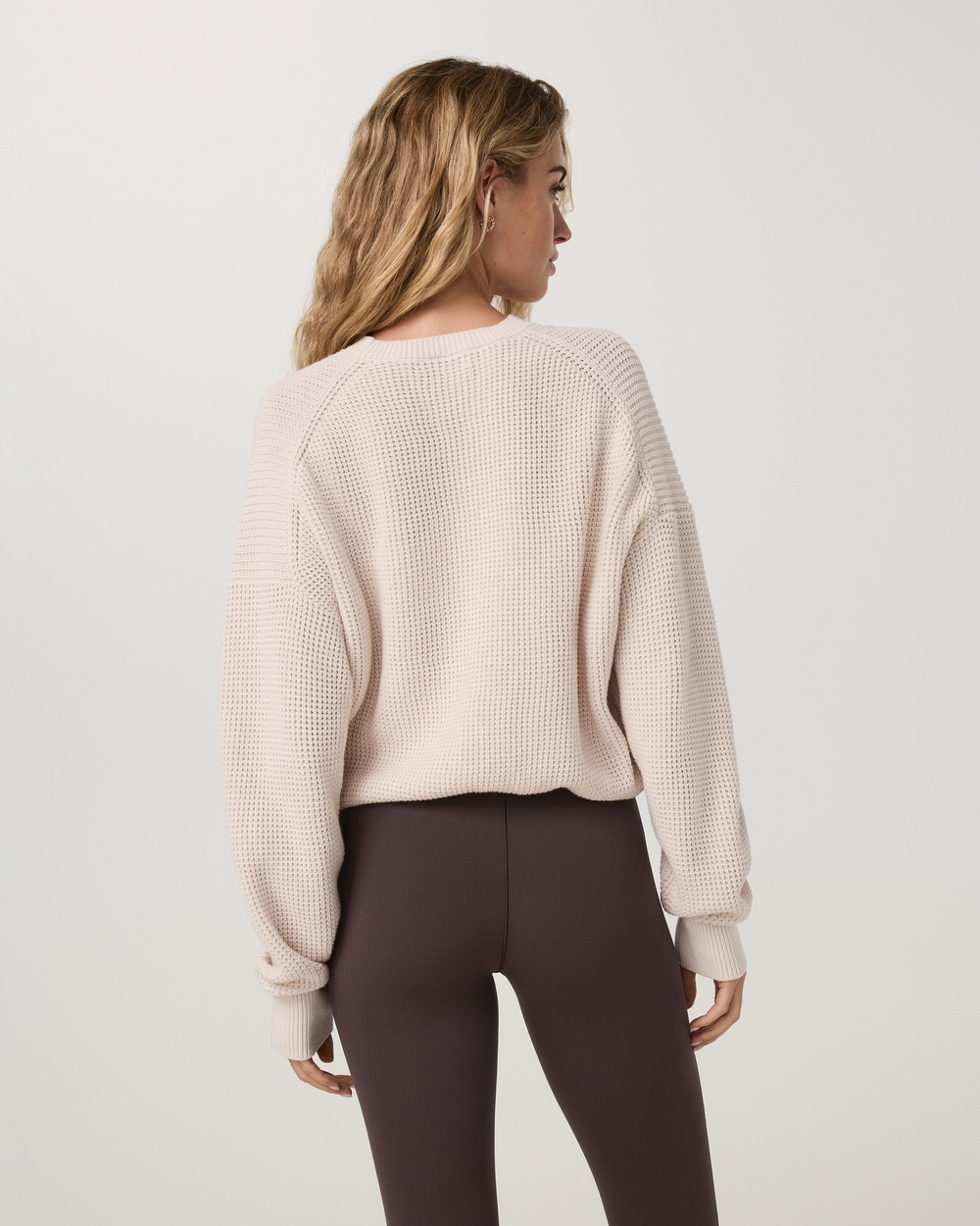 Vuori Women's Cotton Waffle Sweater