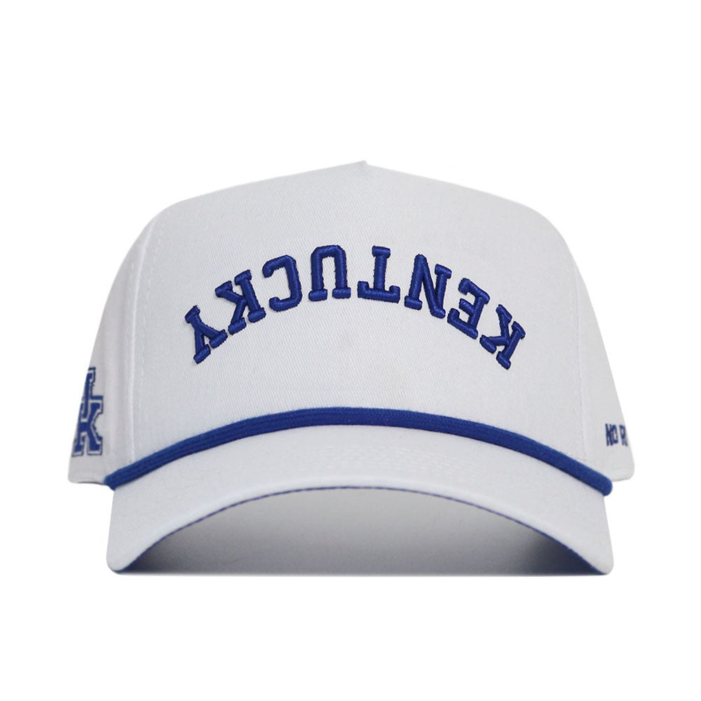 No Rivals Kentucky Upside Down Hat - Whiteout With Rope